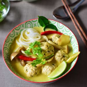 Thai Meatball Zucchini Noodles by Cookit